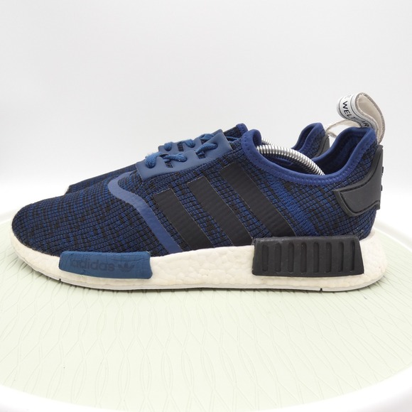 adidas Other - Adidas NMD R1 Mens US 12 Athletic Trainer Shoes Mystery Blue White Sneakers